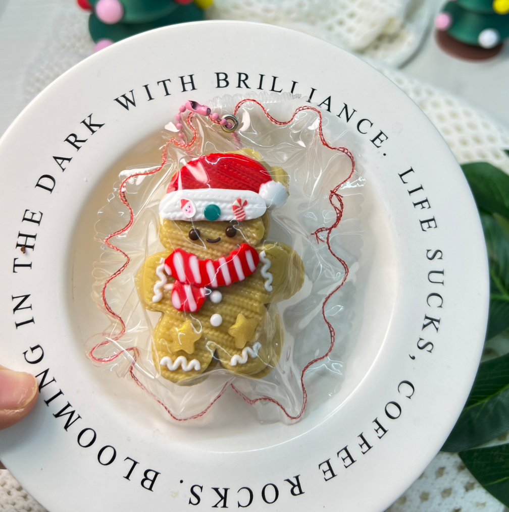 Gingerbread Man Taba Squishy