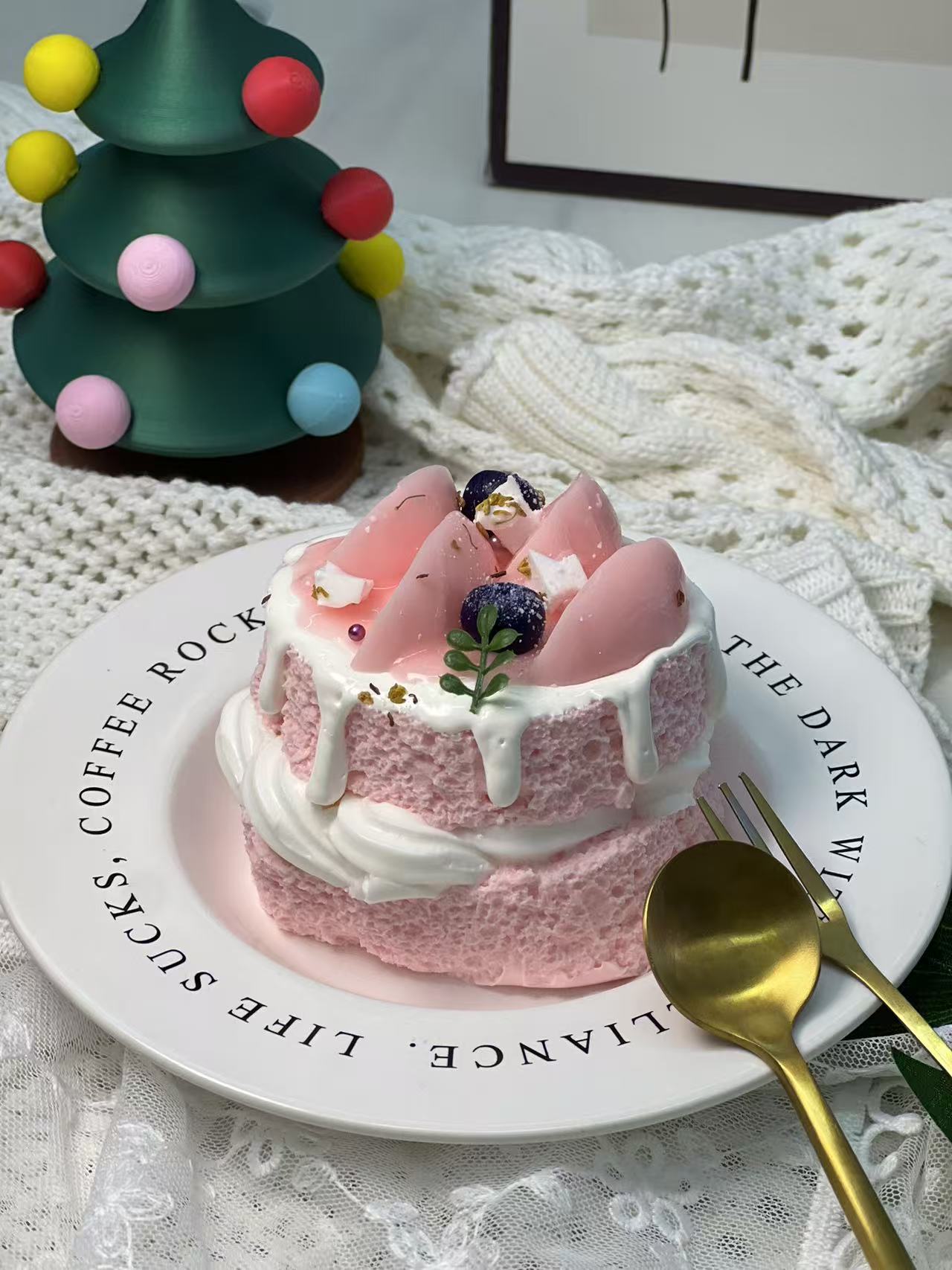 Peach Cream Cake