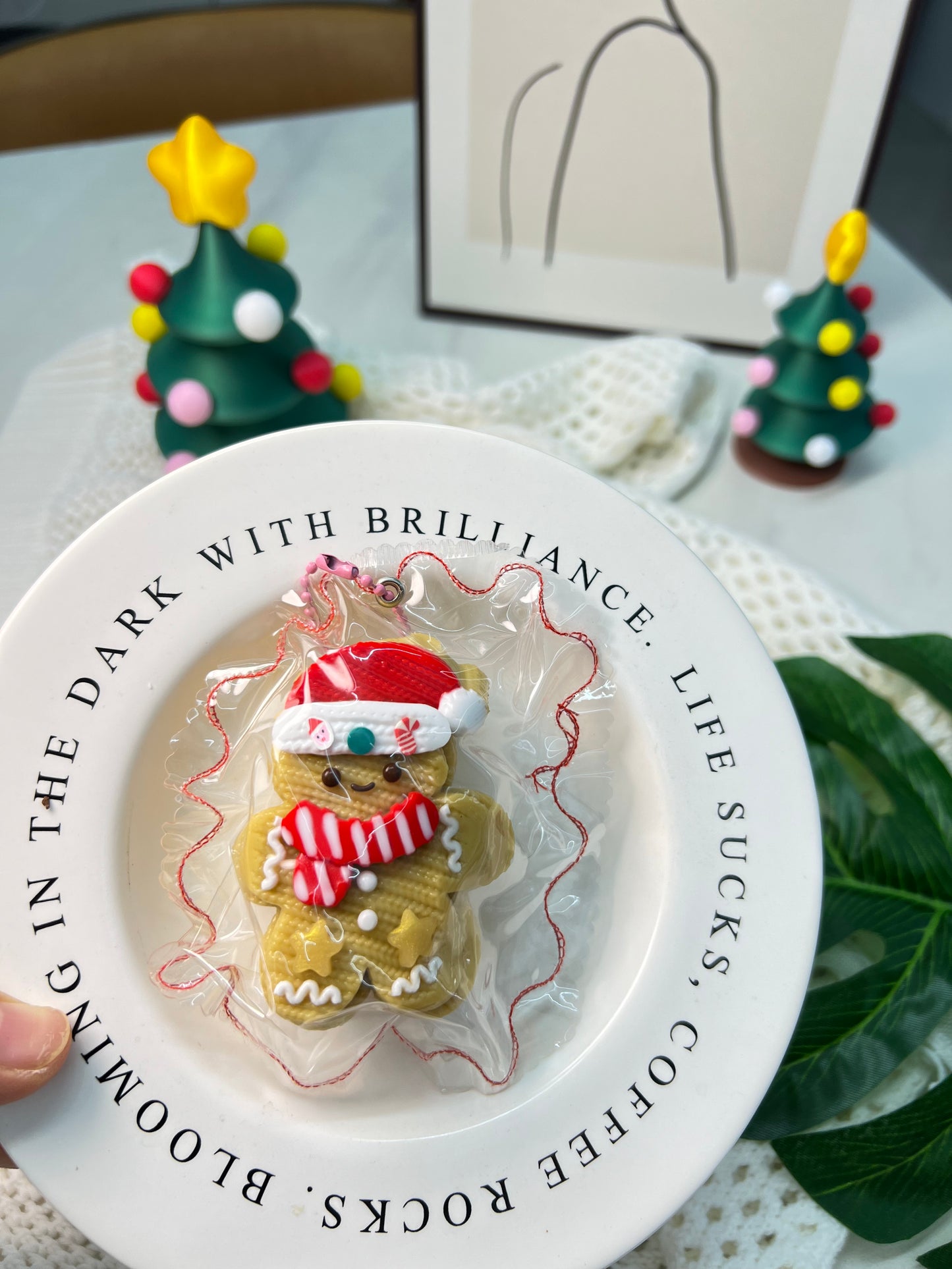 Gingerbread Man Taba Squishy