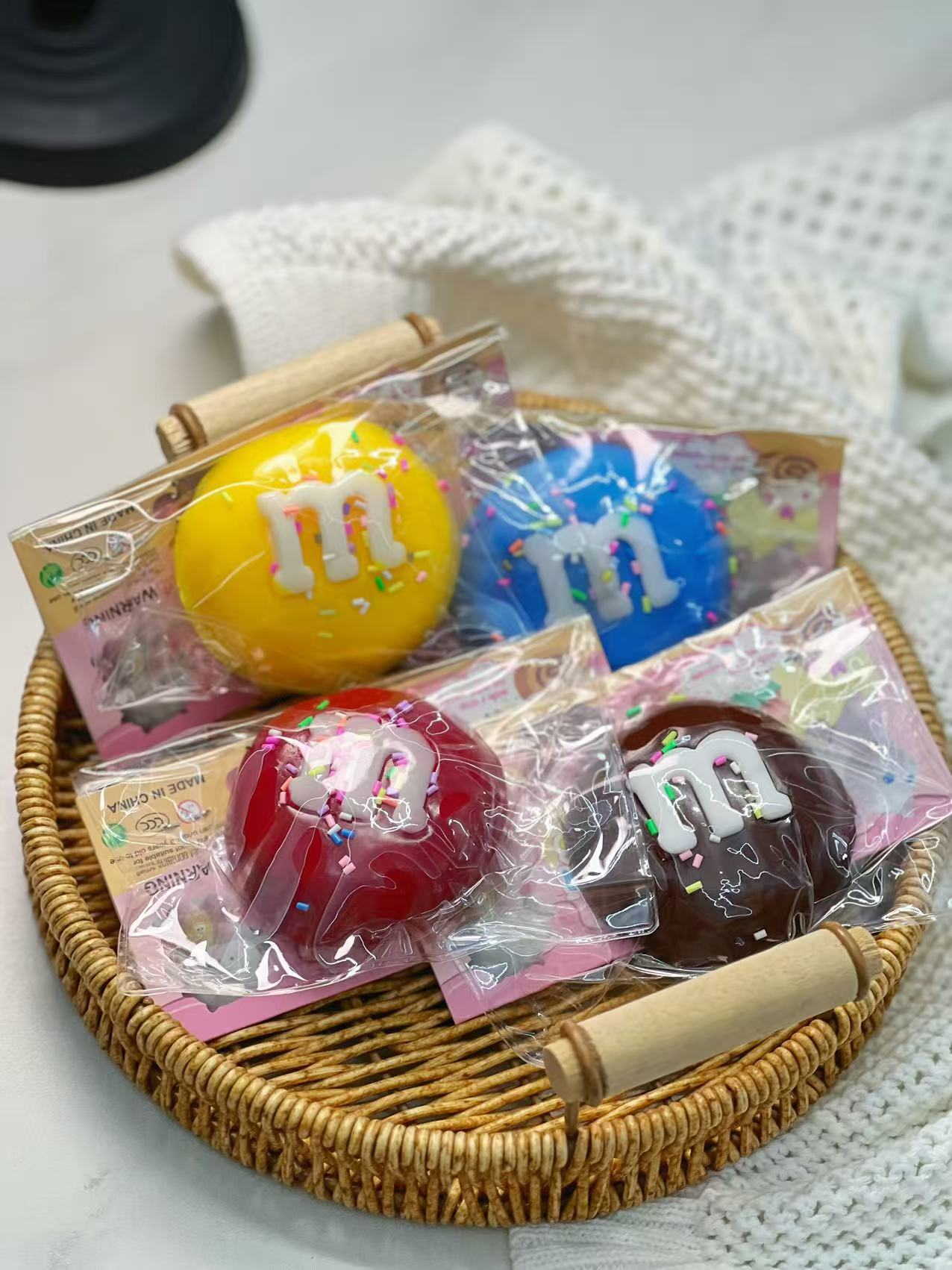 M&M Chocolate Squishy toy
